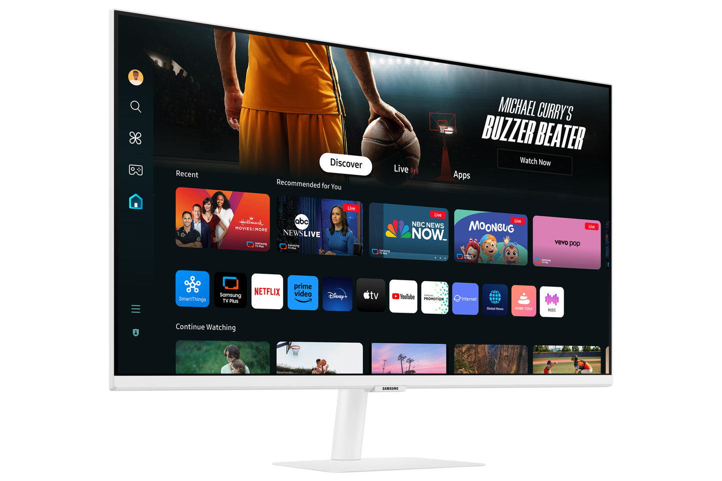 Samsung M70D platta pc-skärmar 81,3 cm (32") 3840 x 2160 pixlar 4K Ultra HD LED Svart