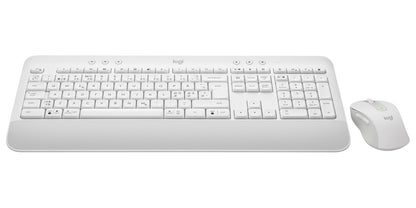 Logitech 920-011038 tangentbord Mus inkluderad Kontor Bluetooth QWERTY Nordic Vit