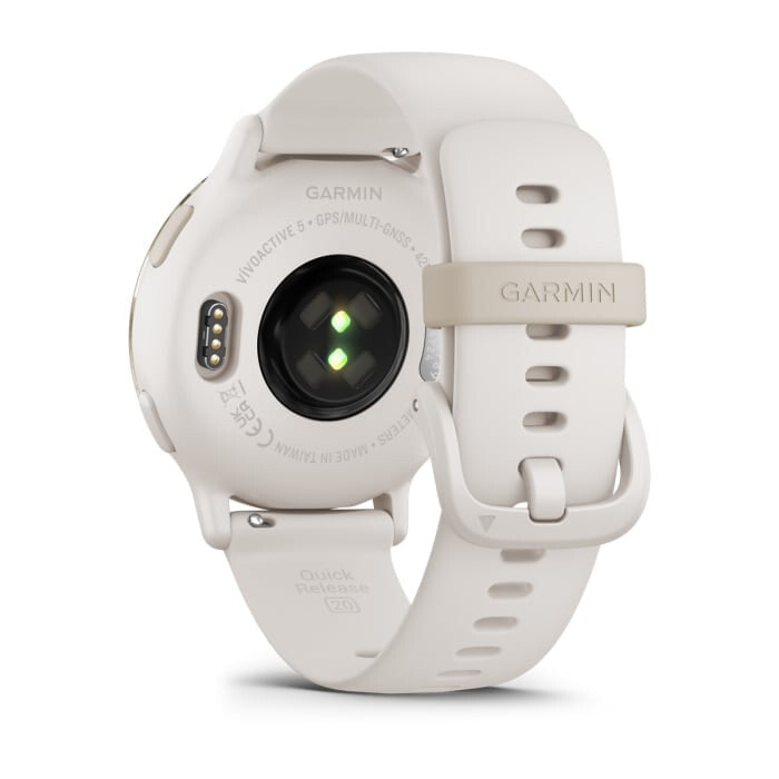 Garmin Vivoactive 5 3,05 cm (1.2") AMOLED 42 mm Digital 390 x 390 pixlar Pekskärm Vit Wi-Fi GPS