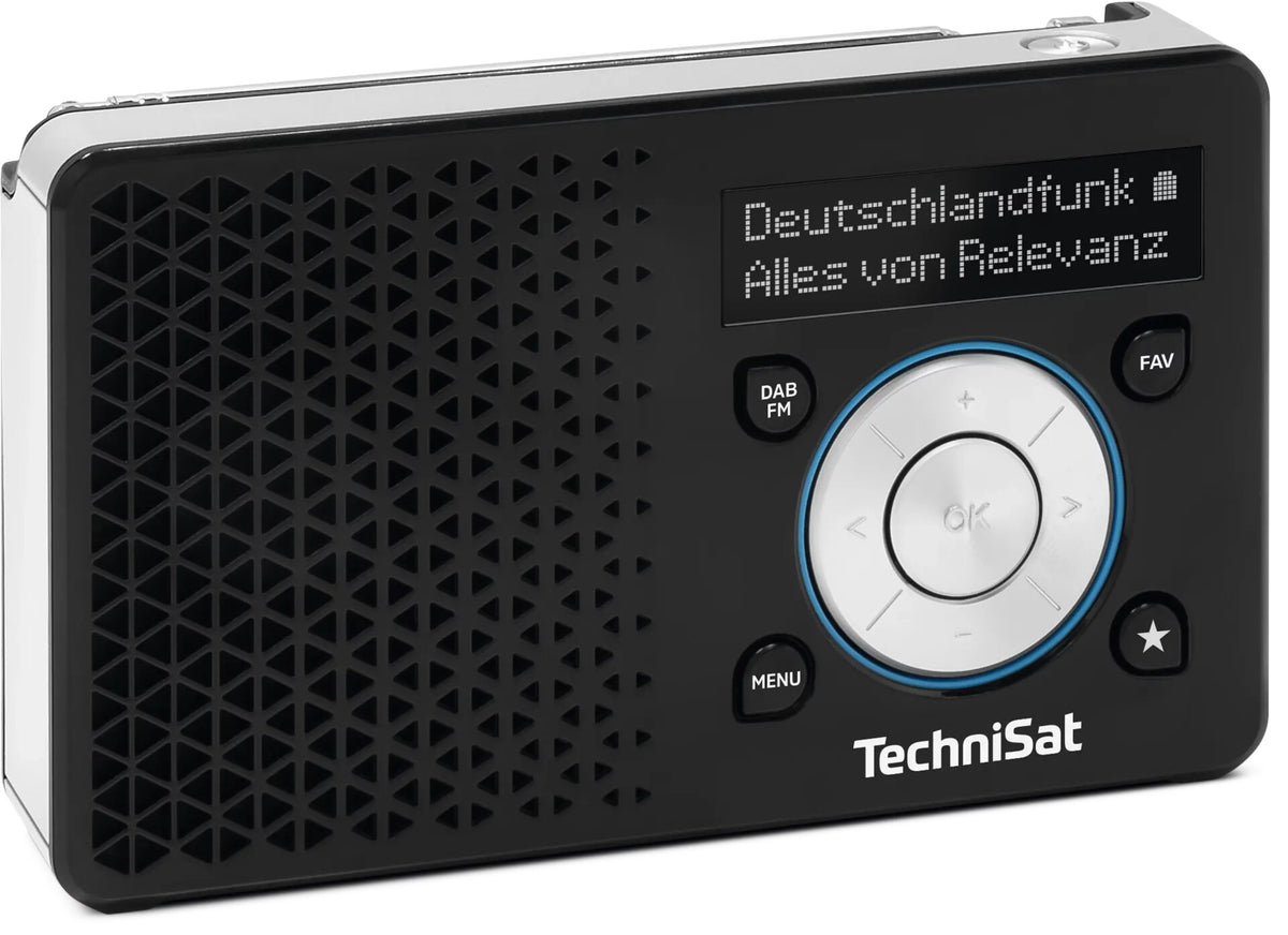 TechniSat DIGITRADIO 1 A Bärbar Analog och digital Svart, Silver