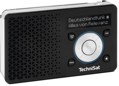 TechniSat DIGITRADIO 1 A Bärbar Analog och digital Svart, Silver