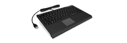 KeySonic ACK-540U+ (US) tangentbord Kontor USB QWERTY Engelska (USA) Svart