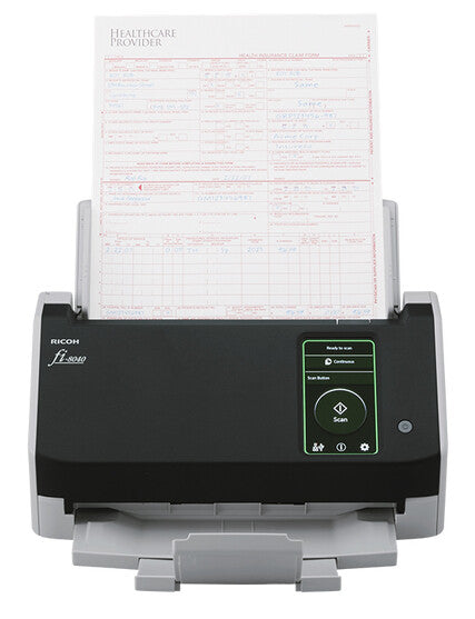 Ricoh fi-8040 ADF + scanner med manuell matning 600 x 600 DPI A4 Svart, Grå
