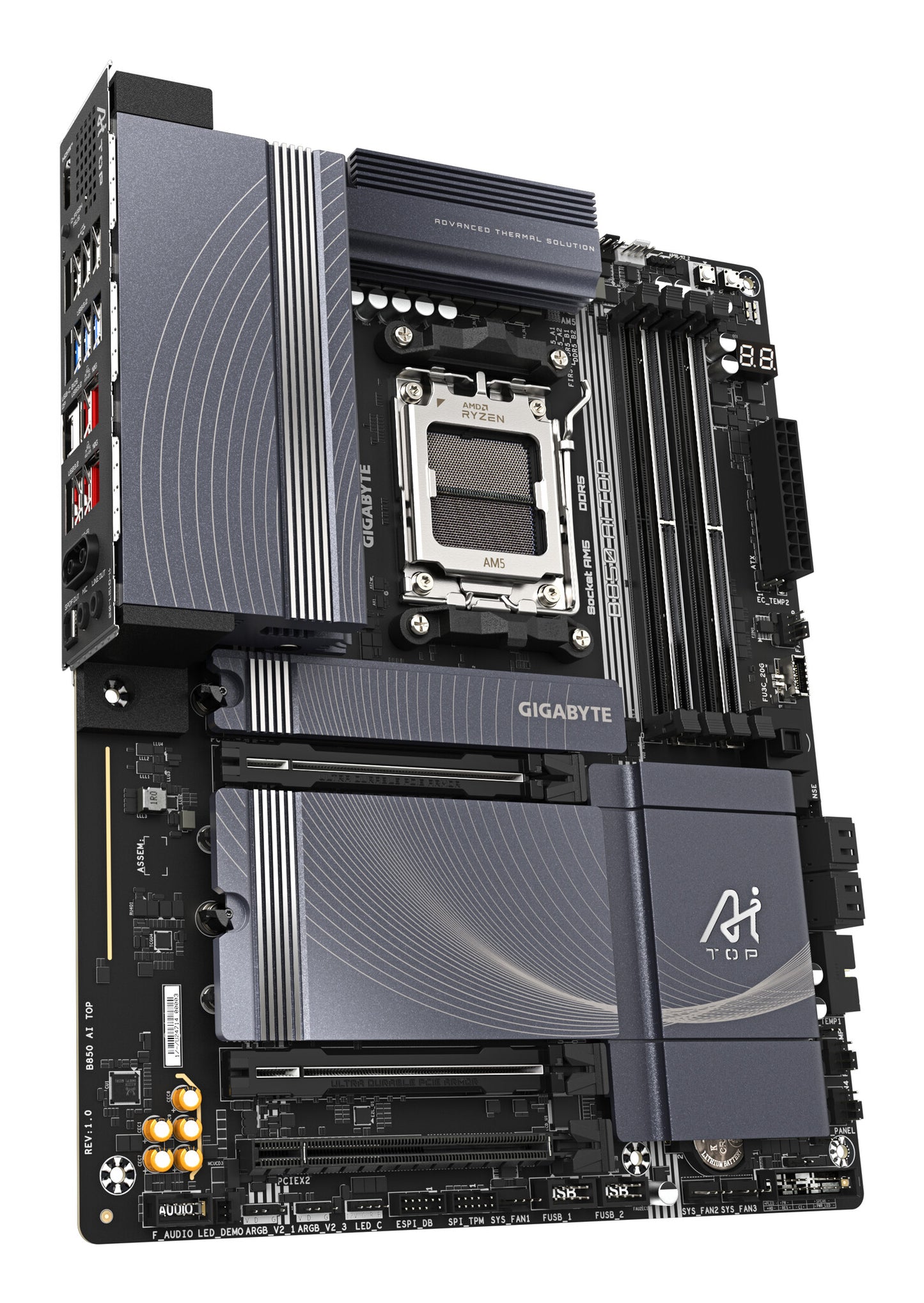 GIGABYTE B850 AI TOP moderkort AMD B850 AM5-sockel ATX