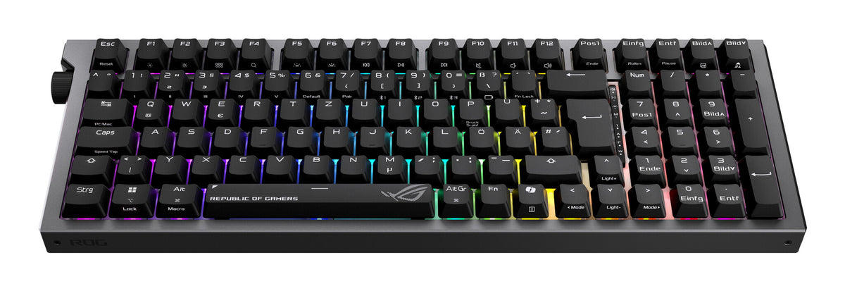 ASUS ROG Strix Morph 96 Wireless tangentbord Spela USB + RF Wireless + Bluetooth QWERTZ tyska Svart
