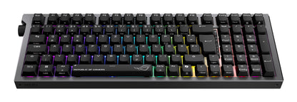 ASUS ROG Strix Morph 96 Wireless tangentbord Spela USB + RF Wireless + Bluetooth QWERTZ tyska Svart