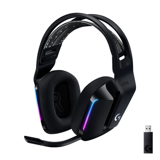 Logitech G 981-000864 hörlur och headset Trådlös Huvudband Spela Svart