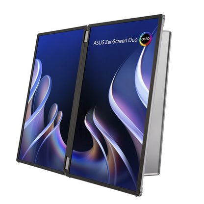 ASUS ZenScreen Duo OLED MQ149CD platta pc-skärmar 35,6 cm (14") 1920 x 1200 pixlar WUXGA Silver