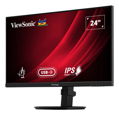 Viewsonic VG Series VG2409-MHDU-2 platta pc-skärmar 60,5 cm (23.8") 1920 x 1080 pixlar Full HD LED Svart
