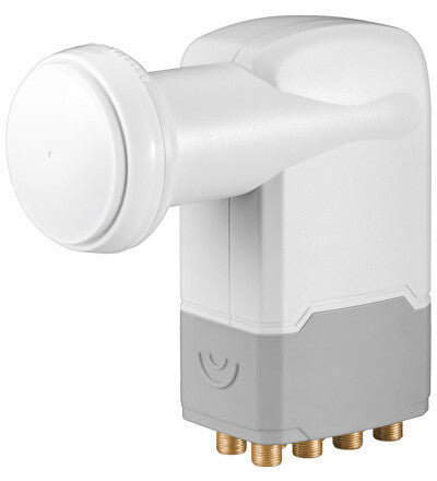 Goobay SAT Universal Octo 0.1dB nedkonverterare 10,6 - 12,75 GHz Vit