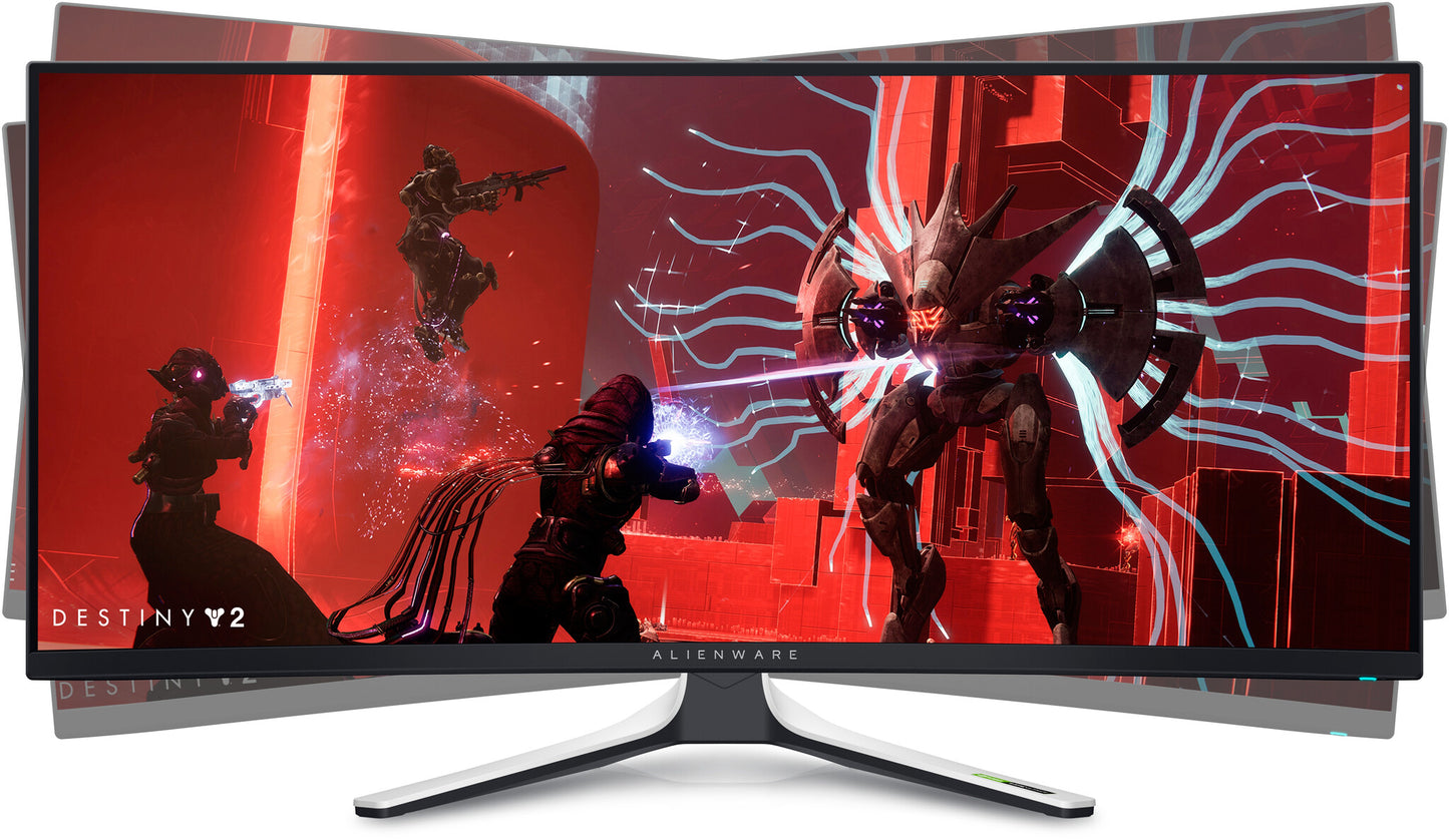 Alienware AW3423DW LED display 86,8 cm (34.2") 3440 x 1440 pixlar Quad HD OLED Vit, Svart