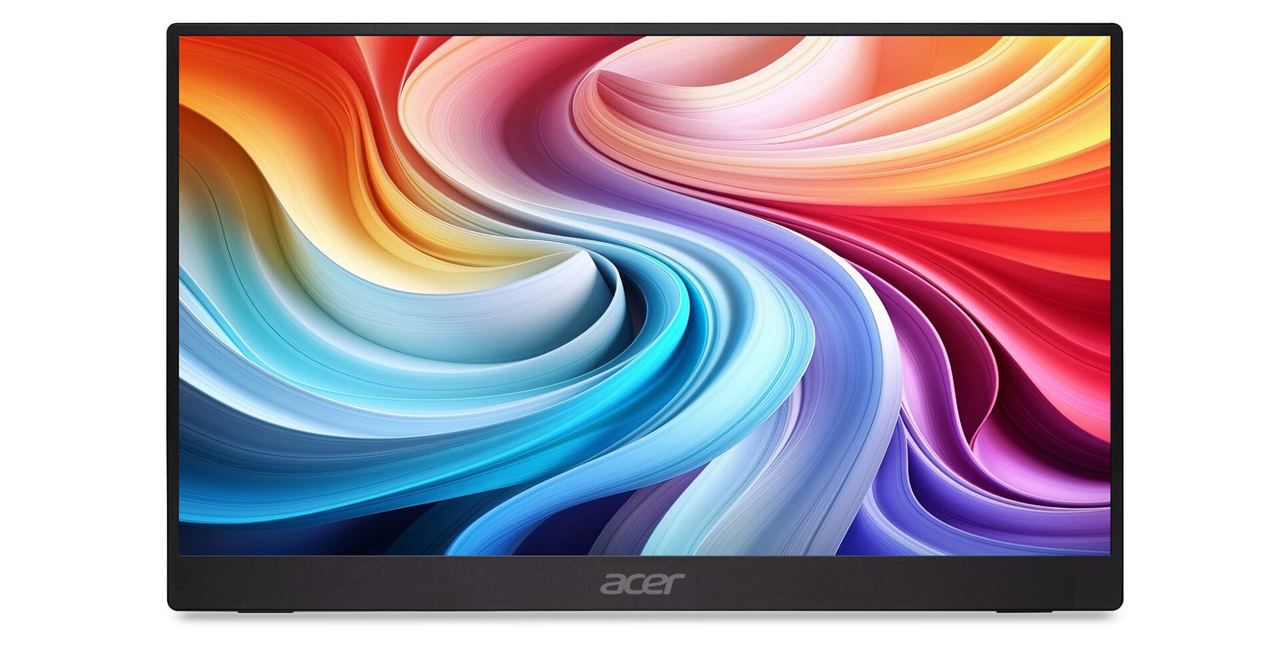 Acer PM161QB1bmiuux Bärbara monitor Svart 39,6 cm (15.6") 1920 x 1080 pixlar