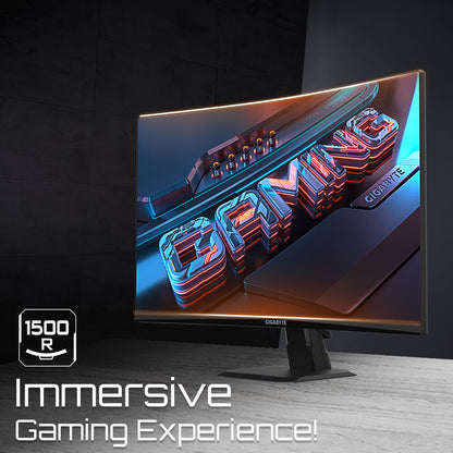 GIGABYTE GS27FC platta pc-skärmar 68,6 cm (27") 1920 x 1080 pixlar Full HD LCD Svart