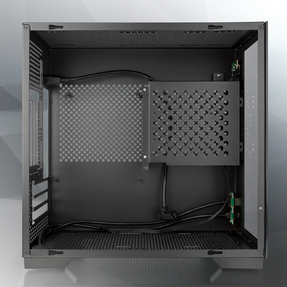 RAIJINTEK PAEAN Mini Mini Tower Svart