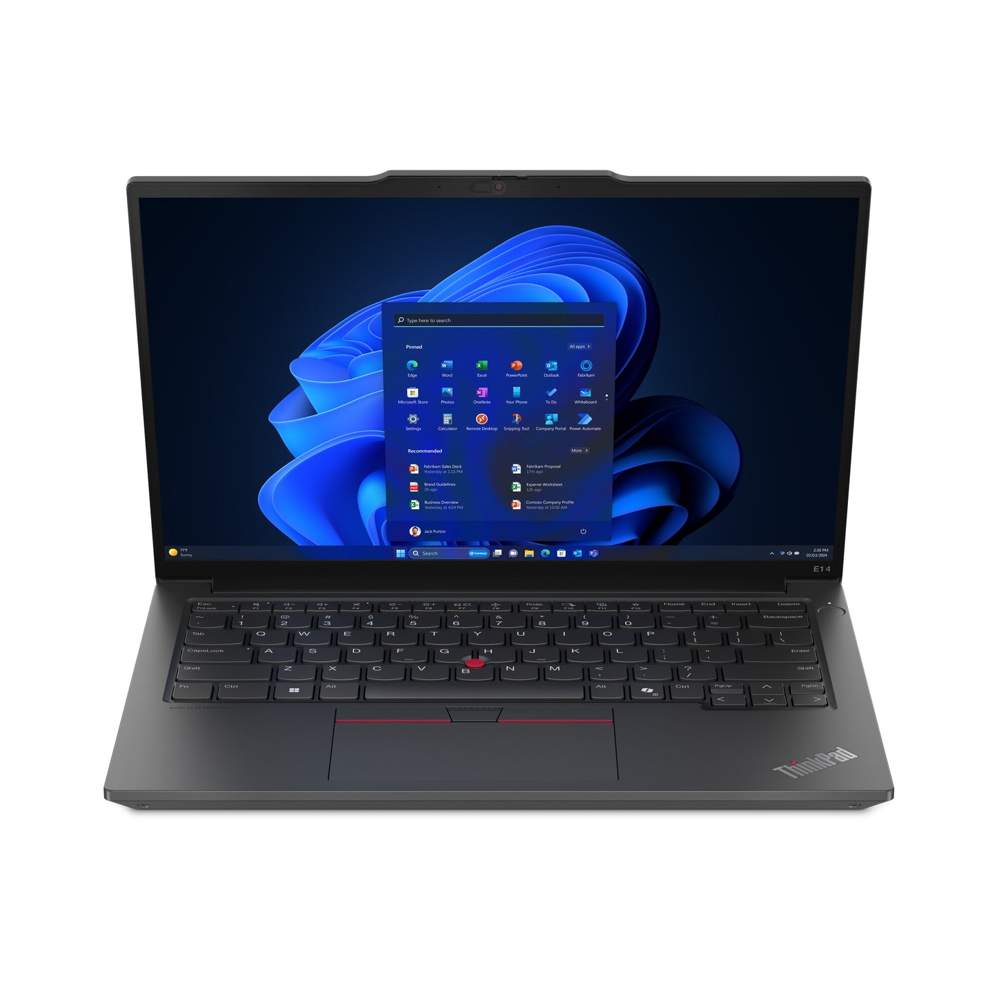 Lenovo ThinkPad E14 Gen 6 (AMD) AMD Ryzen™ 5 7535HS Bärbar dator 35,6 cm (14") WUXGA 16 GB DDR5-SDRAM 512 GB SSD Wi-Fi 6E (802.11ax) Windows 11 Pro Engelsk Svart