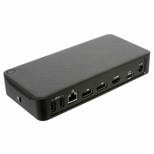 Targus DOCK460EUZ dockningsstationer för bärbara datorer Kabel USB4 Svart