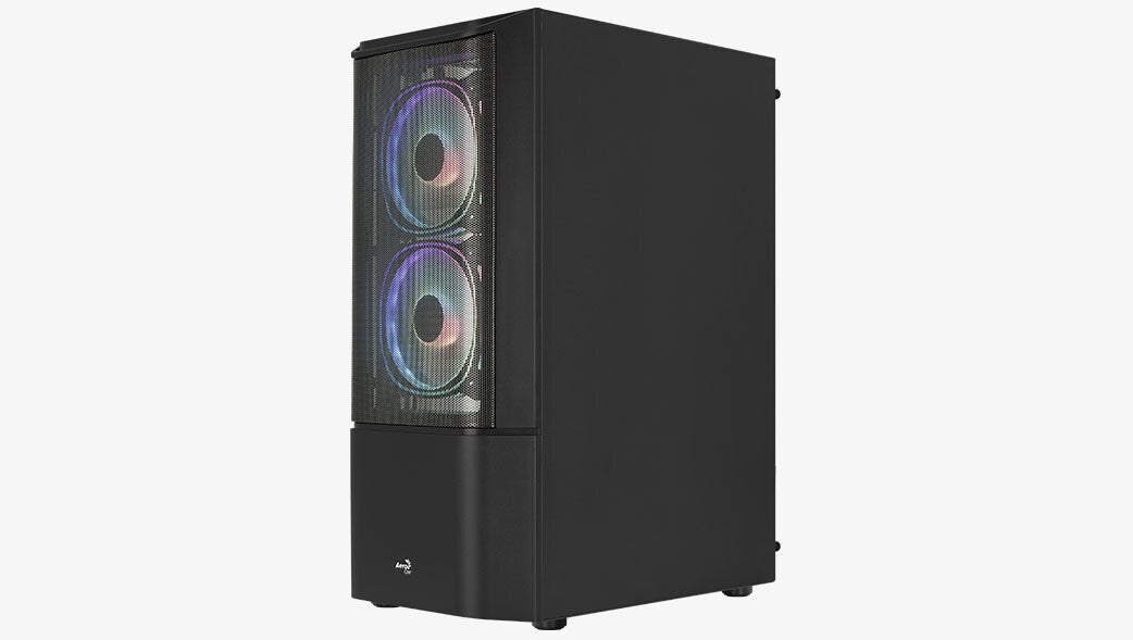 Aerocool Quantum Mesh-G-BK-V2 Midi Tower Svart
