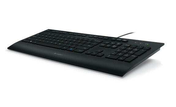Logitech K280E Pro f/ Business tangentbord Kontor USB QWERTY Nordic Svart