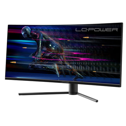 LC-Power LC-M34-UWQHD-165-C platta pc-skärmar 86,4 cm (34") 3440 x 1440 pixlar UltraWide Quad HD Svart, Röd