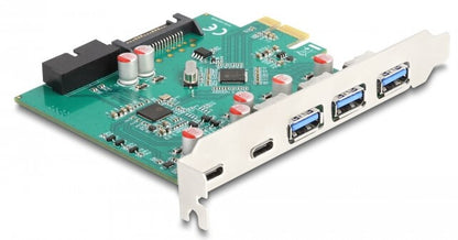 DeLOCK 90109 nätverkskort/adapters Intern SATA, USB 3.2 Gen 1 (3.1 Gen 1), USB Type-C