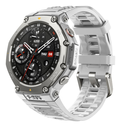 Amazfit T-Rex 3 3,81 cm (1.5") AMOLED Digital 480 x 480 pixlar Pekskärm Rostfritt stål GPS