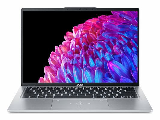 Acer Swift Go 14 SFG14-73-96BJ Intel Core Ultra 7 155H Bärbar dator 35,6 cm (14") WQXGA+ 16 GB LPDDR5x-SDRAM 1 TB SSD Wi-Fi 6E (802.11ax) Windows 11 Home Silver