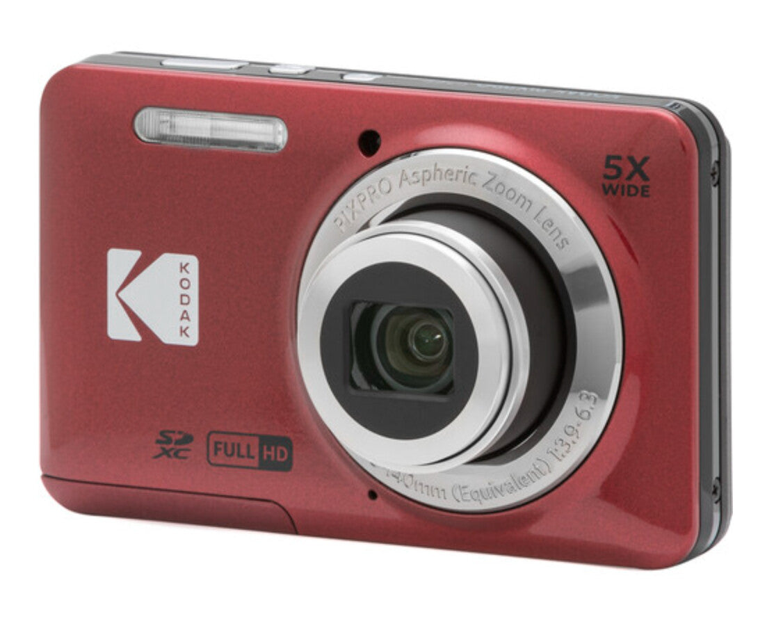 Kodak PIXPRO FZ55 1/2.3" Kompaktkamera 16 MP CMOS 4608 x 3456 pixlar Röd