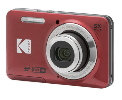 Kodak PIXPRO FZ55 1/2.3" Kompaktkamera 16 MP CMOS 4608 x 3456 pixlar Röd