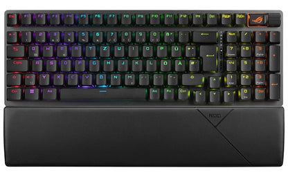 ASUS ROG Strix Scope II 96 Wireless tangentbord Spela USB + RF Wireless + Bluetooth QWERTZ tyska Svart