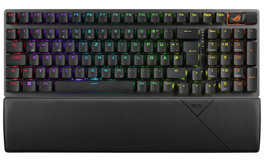 ASUS ROG Strix Scope II 96 Wireless tangentbord Spela USB + RF Wireless + Bluetooth QWERTZ tyska Svart
