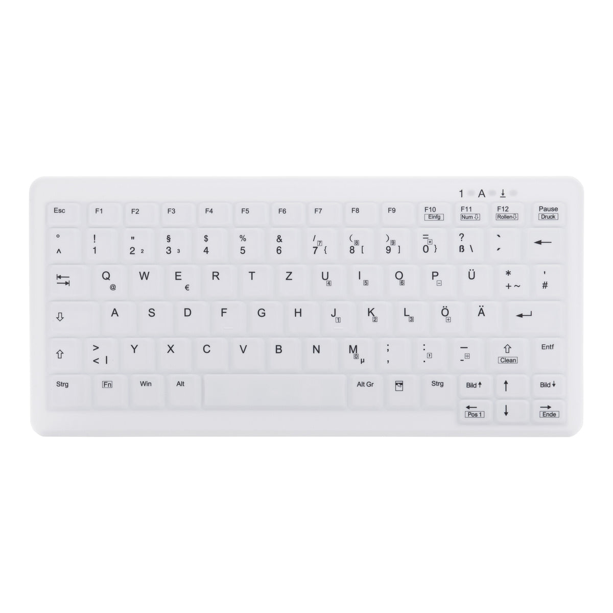 Contour Design Active Key AK-C4110 tangentbord Medical RF Trådlös QWERTZ tyska Vit