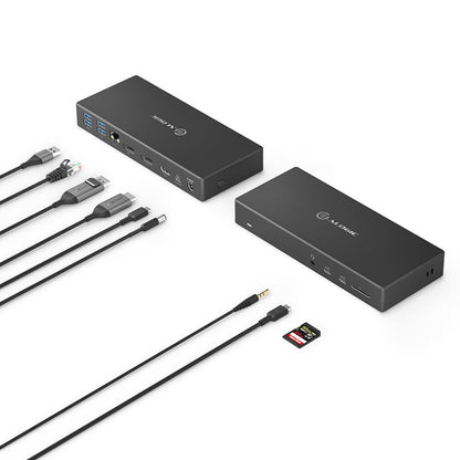ALOGIC DUCMA3 dockningsstationer för bärbara datorer Kabel USB 3.2 Gen 1 (3.1 Gen 1) Type-C Svart
