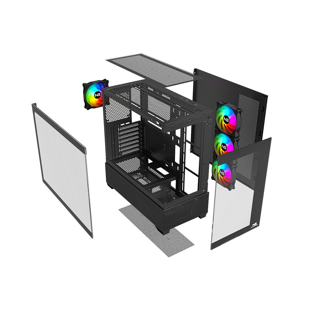 Nordic Gaming NGC-1150 datorväskor Tower Svart