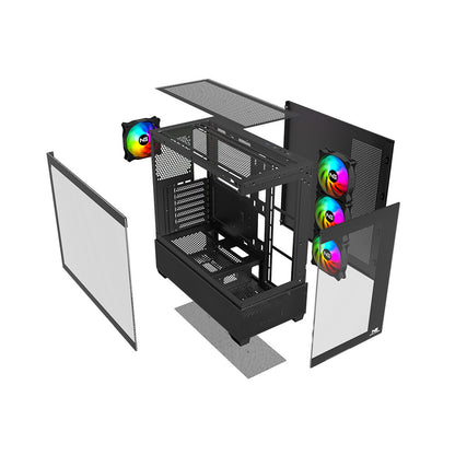 Nordic Gaming NGC-1150 datorväskor Tower Svart