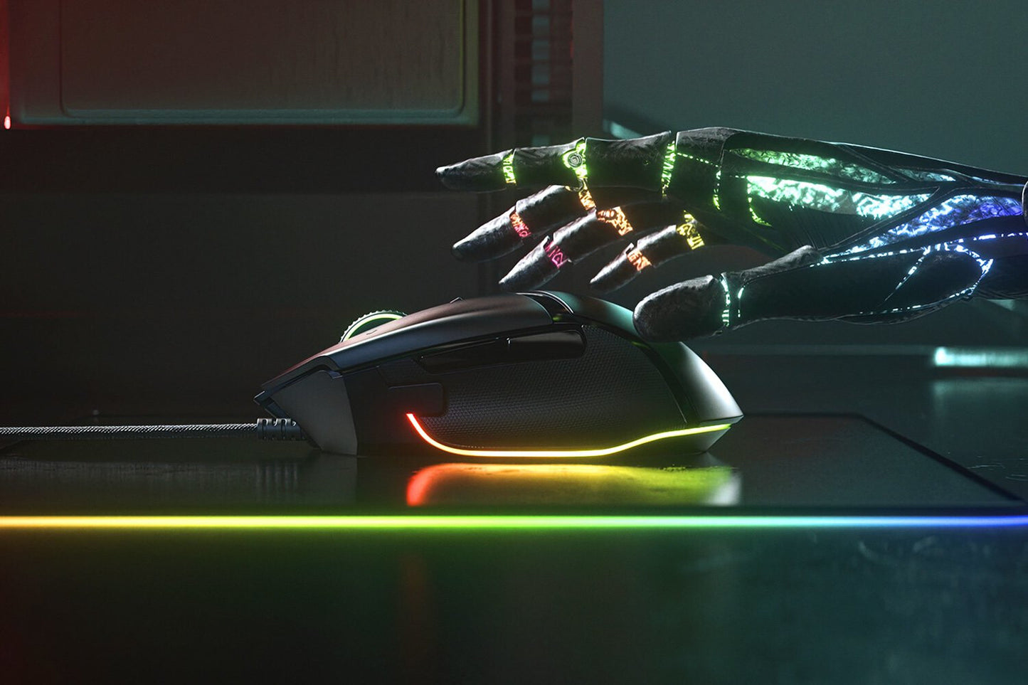 Razer Basilisk V3 datormöss Spela högerhand USB Type-A Optisk 26000 DPI