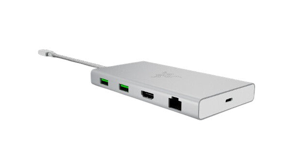 Razer USB-C Dock Kabel USB 3.2 Gen 1 (3.1 Gen 1) Type-C Gjuten aluminium
