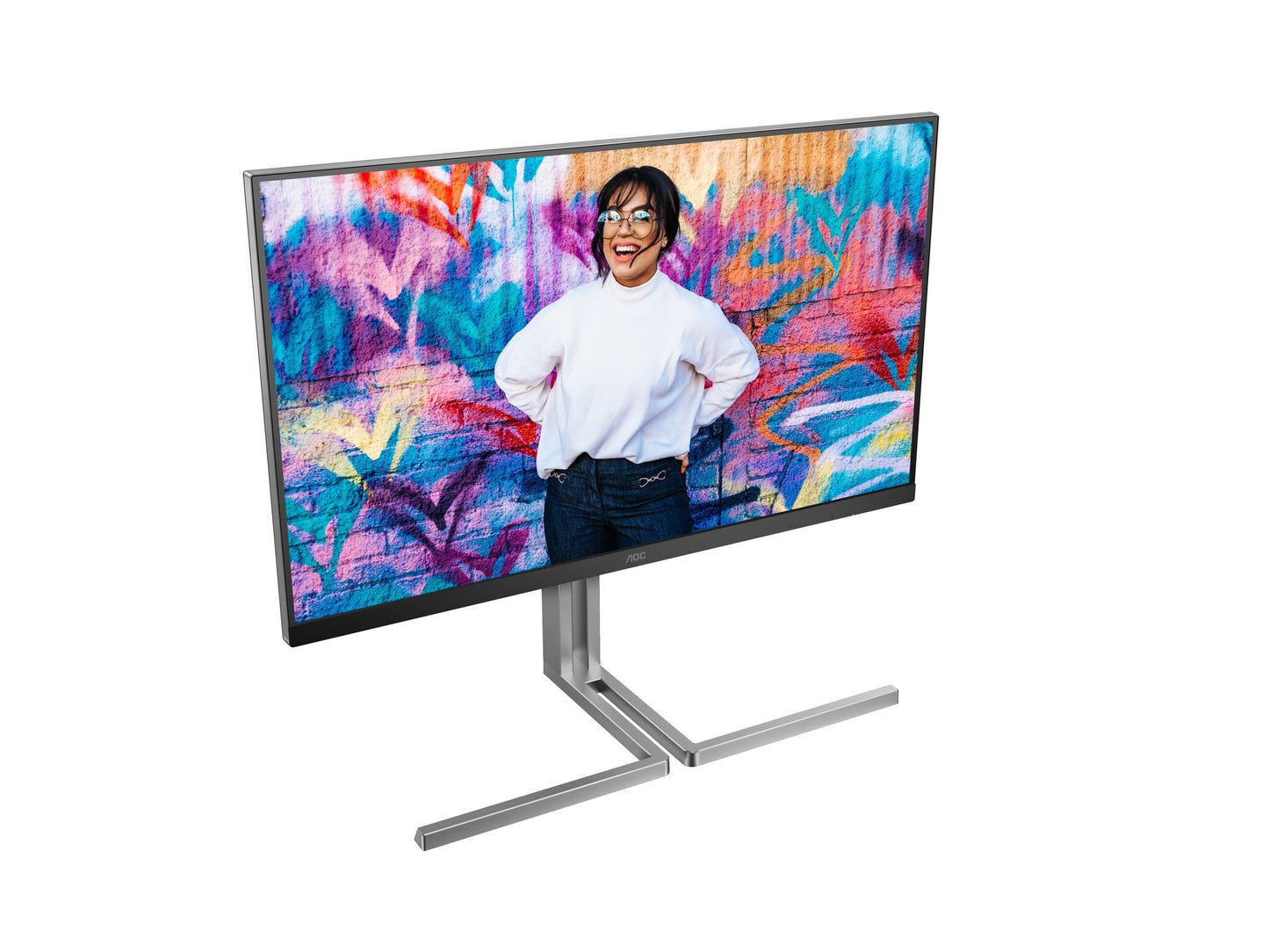 AOC U3 U32U3CV platta pc-skärmar 80 cm (31.5") 3840 x 2160 pixlar 4K Ultra HD LCD Svart