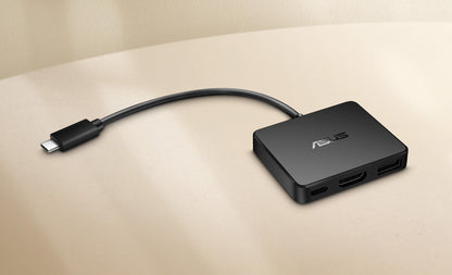 ASUS USB-C Mini Dock Kabel USB 3.2 Gen 2 (3.1 Gen 2) Type-C Svart