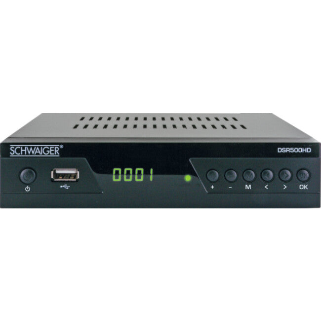 Schwaiger DSR500HD TV-set toppboxar Kabel Full HD Svart