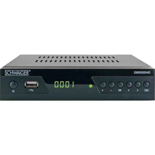 Schwaiger DSR500HD TV-set toppboxar Kabel Full HD Svart