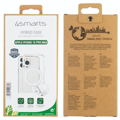 4smarts Ibiza mobiltelefonfodral 17 cm (6.7") Hårt fodral Transparent