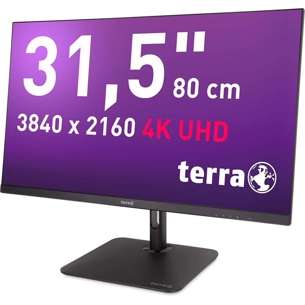 TERRA 3030234 platta pc-skärmar 80 cm (31.5") 3840 x 2160 pixlar 4K Ultra HD LCD Svart