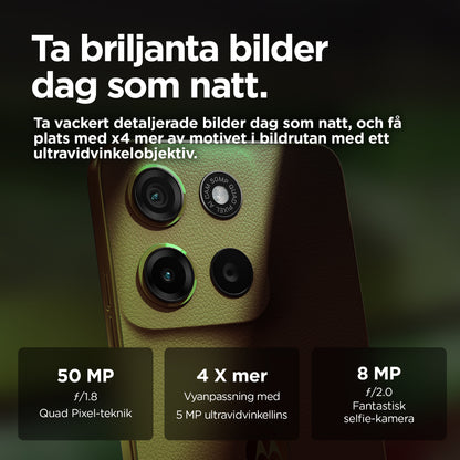 Motorola moto g15 17,1 cm (6.72") Dubbla SIM-kort Android 15 4G USB Type-C 4 GB 128 GB 5200 mAh Grön