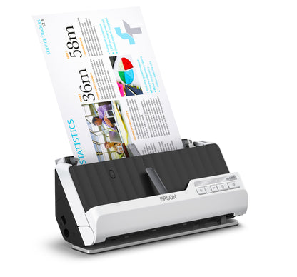 Epson DS-C490 ADF + arkmatad scanner 600 x 600 DPI A4 Svart, Vit