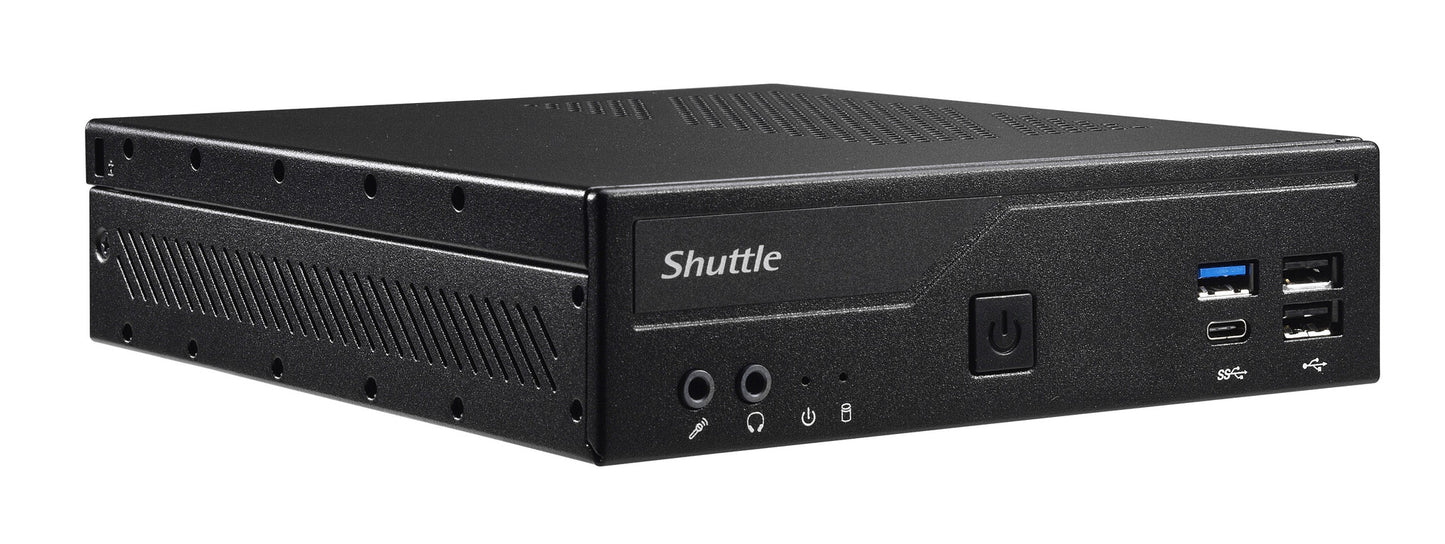 Shuttle DH610 datorhölje & moderkort 1,3L storlek PC Svart LGA 1700