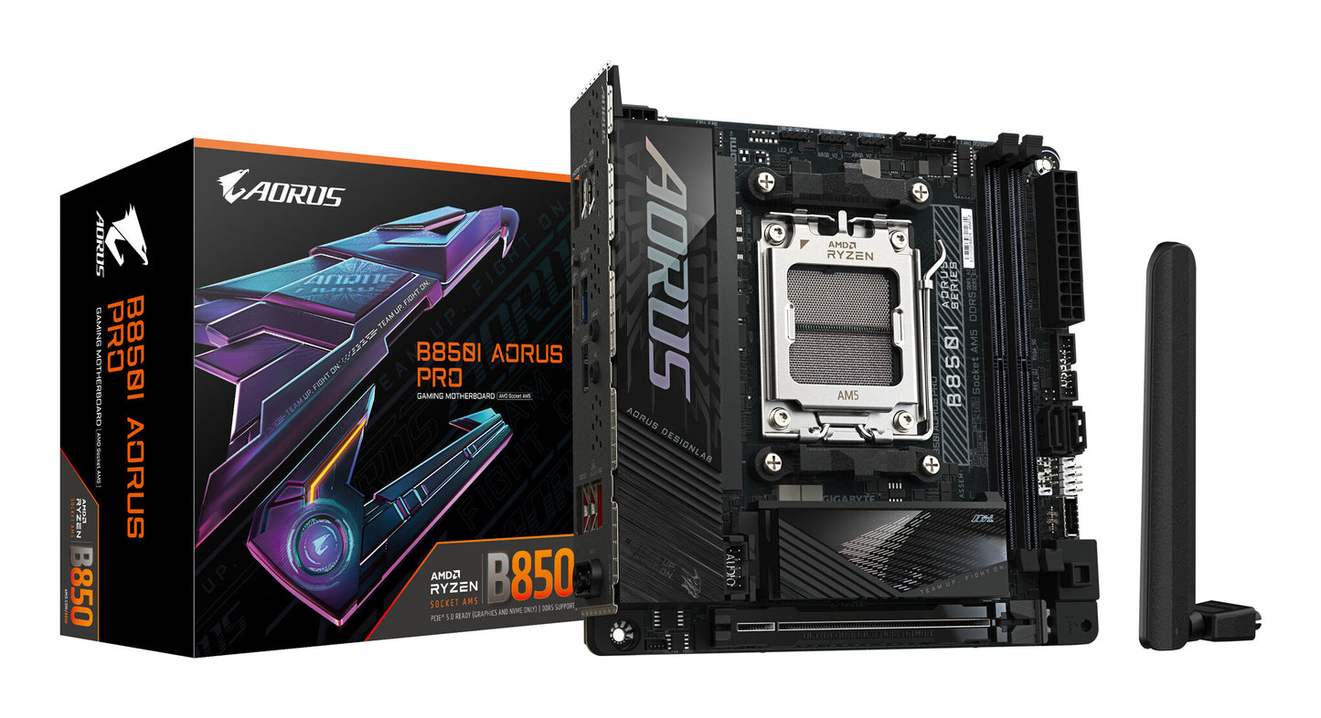 GIGABYTE B850I AORUS PRO moderkort AMD B850 AM5-sockel Mini-ITX