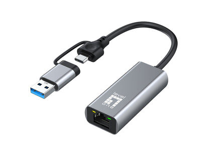 LevelOne USB-0423 nätverkskort Ethernet 2500 Mbit/s