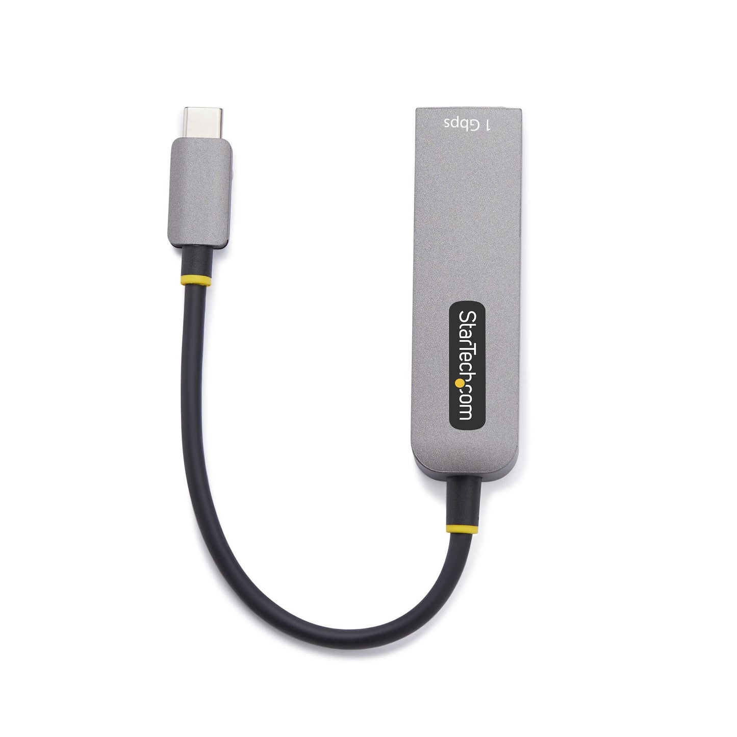 StarTech.com USB-C till Ethernet-adapter, NIC, 100 W PD Pass-Through, USB 3.0 Type-C 1 Gbps nätverksadapter med flera hastigheter, Thunderbolt-kompatibel, Windows och Mac