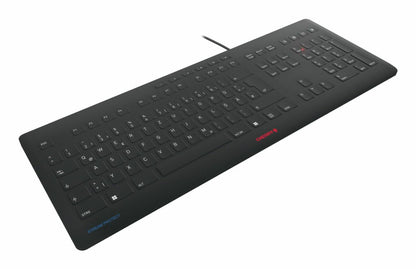 CHERRY JK-8502BE-2 tangentbord Universal USB AZERTY Belgiskt Svart