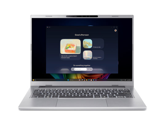 Acer Aspire 14 AI A14-61M-R63L AMD Ryzen AI 7 PRO 350 Bärbar dator 35,6 cm (14") WUXGA 32 GB LPDDR5x-SDRAM 1 TB SSD Wi-Fi 6E (802.11ax) Windows 11 Home Silver